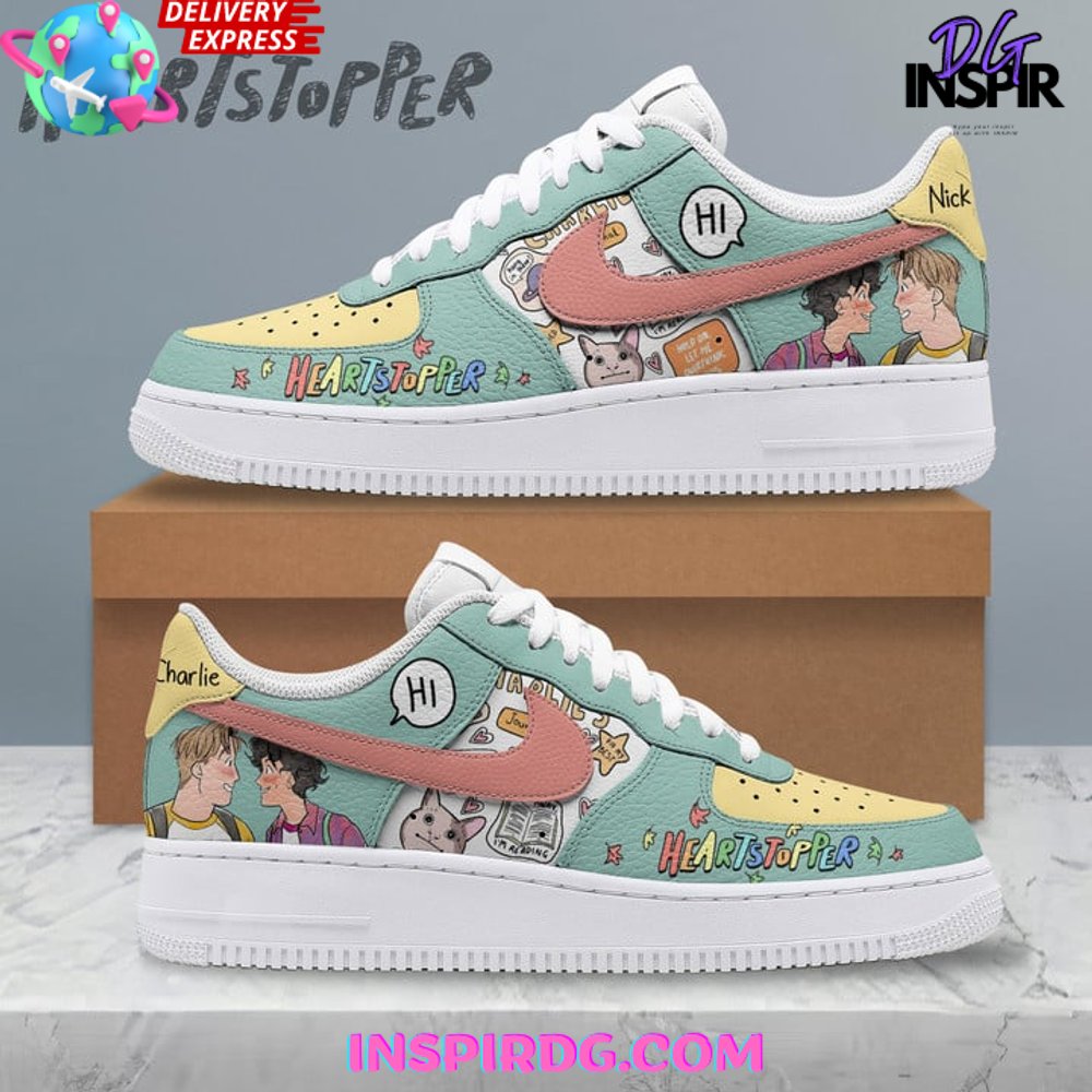 Heartstopper Nick Charlie Limited Edition Air Force 1