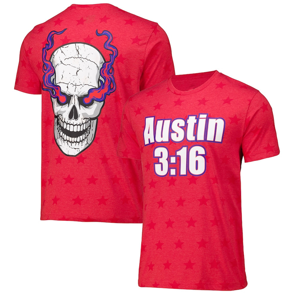 Heather Red Stone Cold Steve Austin 3 16 Stars And Stripes T-Shirt Good Gifts For Dads Oregontrailrvpk Shirt