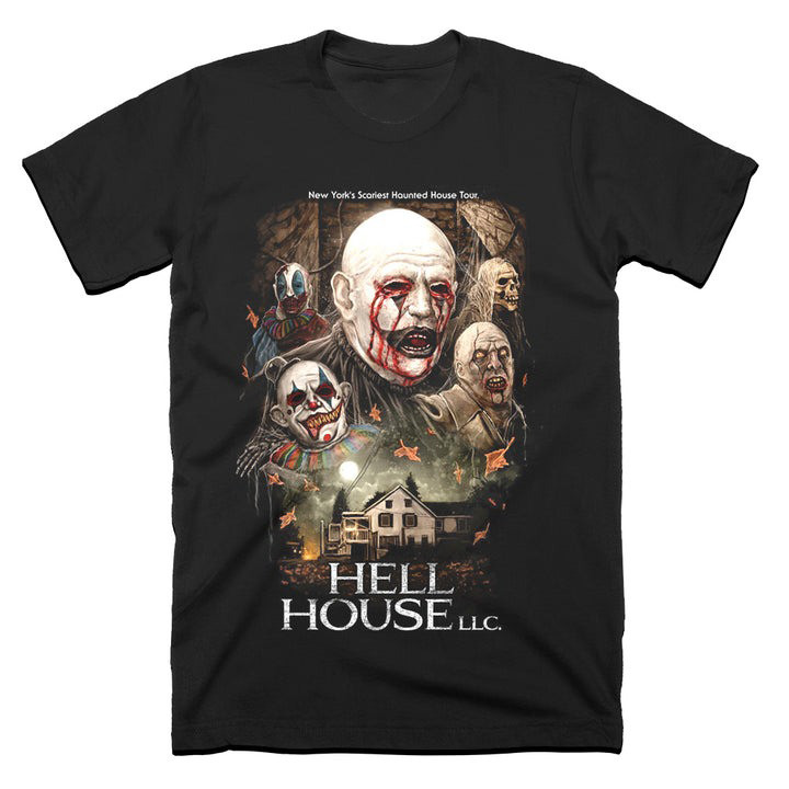 Hell House Llc Abaddon Hotel Nightmare T-Shirt Horror Oregontrailrvpk Shirt
