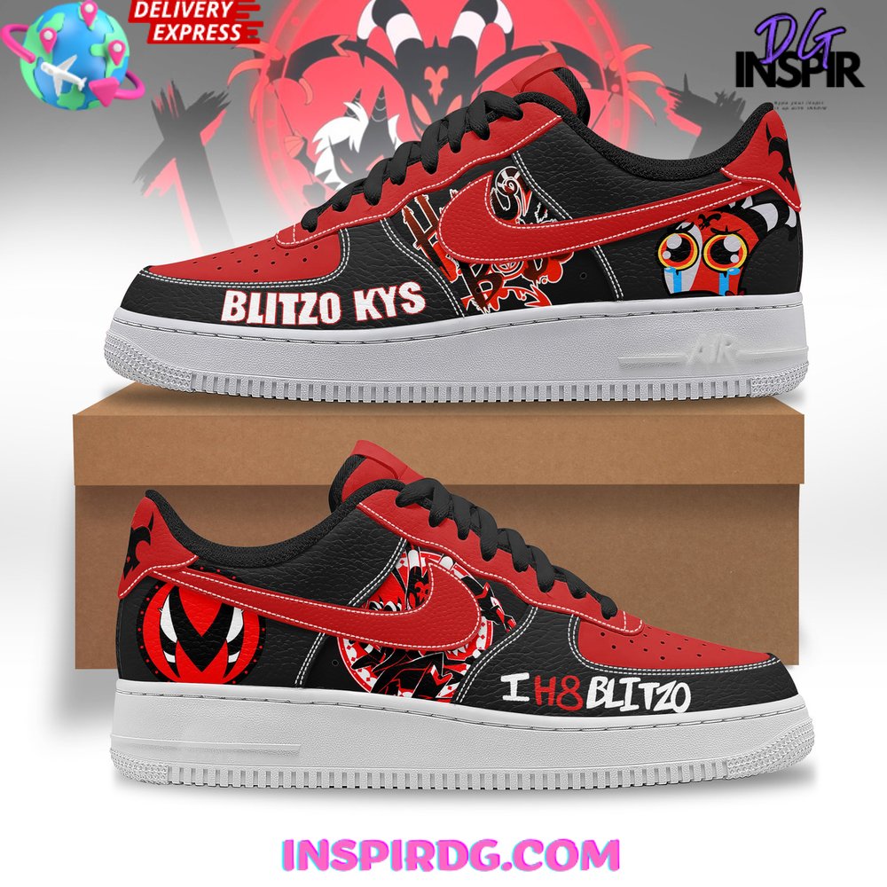 Helluva Boss Blood Limited Edition Air Force 1