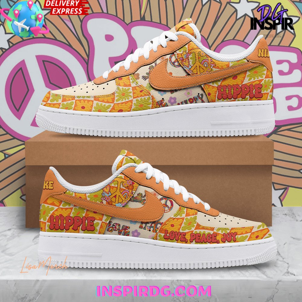 Hippie Love Peace Joy Limited Edition Air Force 1
