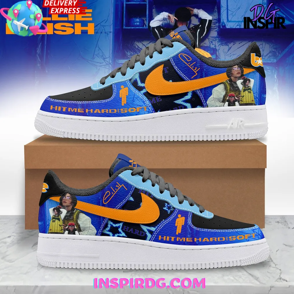 Hit Me Hard And Soft Billie Eilish Limited Edition Air Force 1 Sneakers