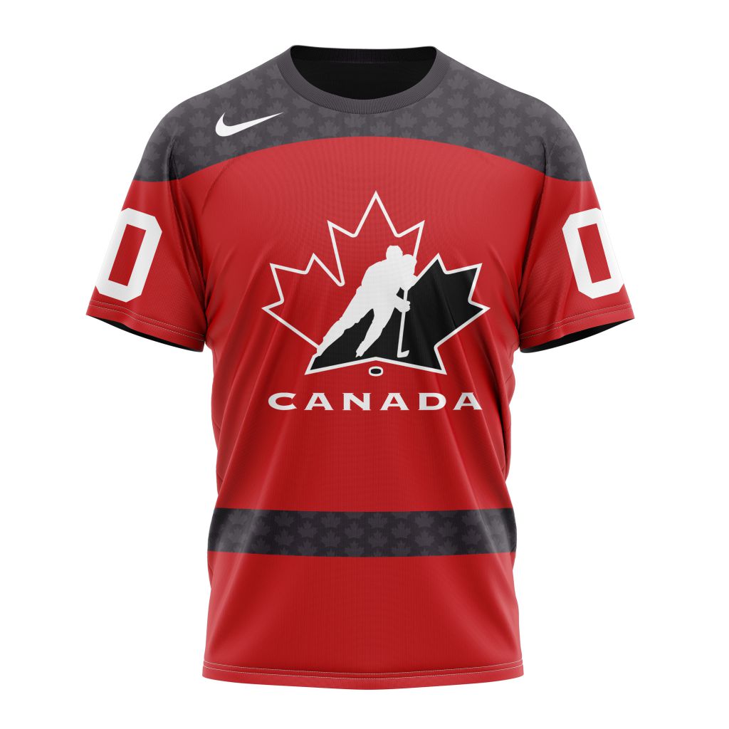 Hockey Canada Personalized Red Kits Personalized Name And Number T-Shirt Oregontrailrvpk Shirt
