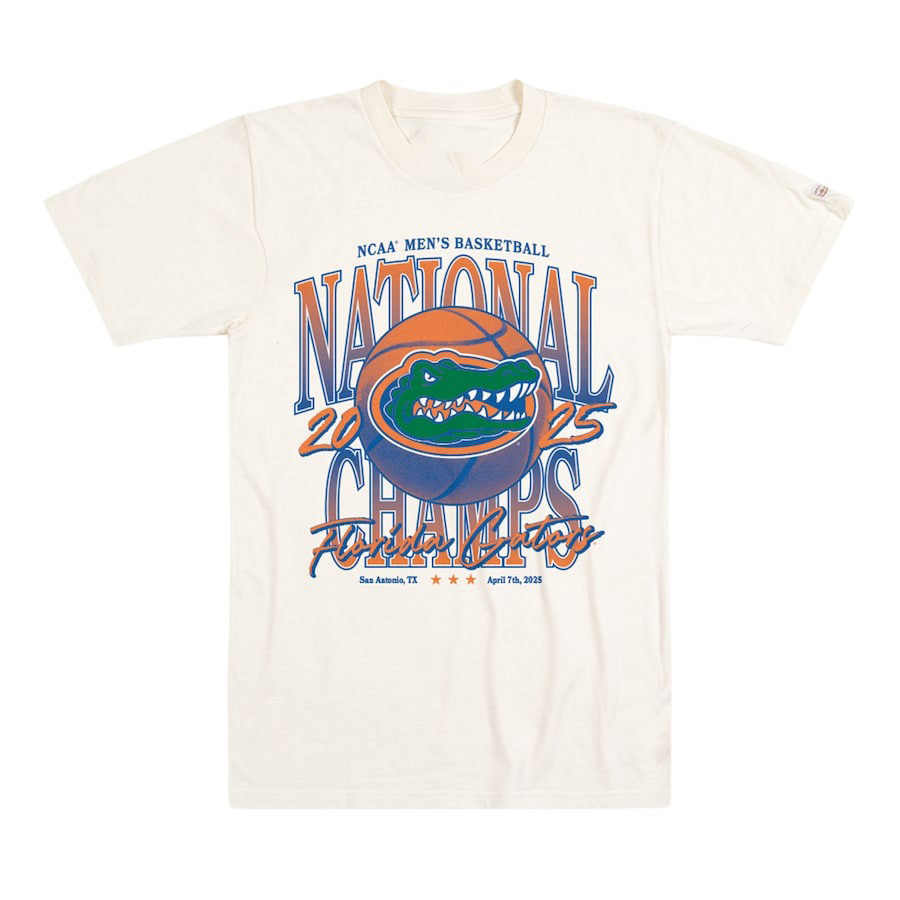 Homefield Cream Florida Gators 2025 NCAA Men's Basketball National Champions Shirt Him Gifts Oregontrailrvpk Shirt