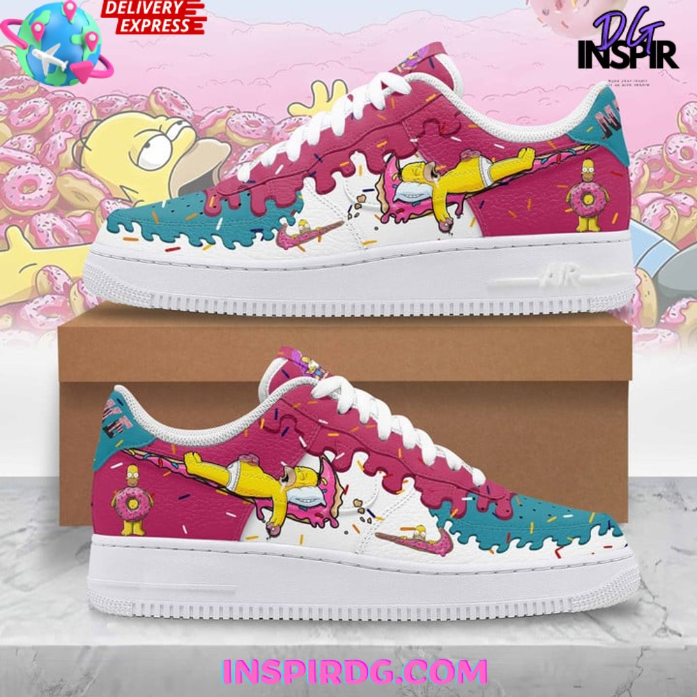 Homer Simpson Donut Dream Limited Edition Air Force 1
