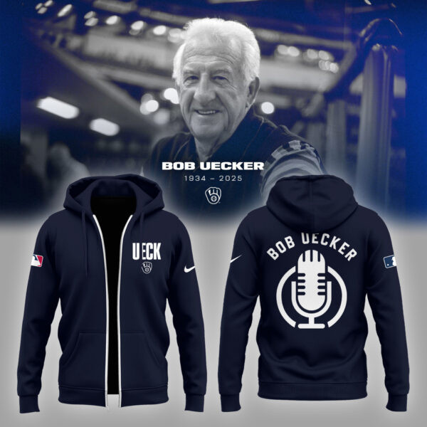 Honoring The Legend Bob Uecker 1934-2025 Zip Hoodie Baseball Team Gift Ideas