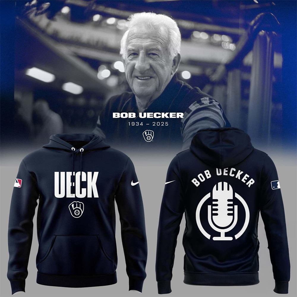 Honoring The Legend Brewers Icon And Baseball Hall of Famer Bob Uecker Hoodie