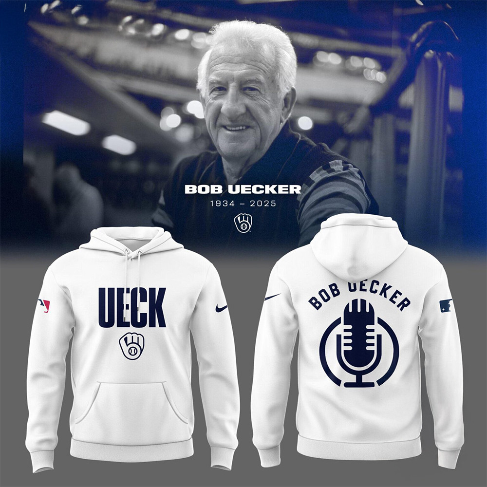 Honoring The Legend Brewers Icon And Baseball Hall of Famer Bob Uecker Hoodie