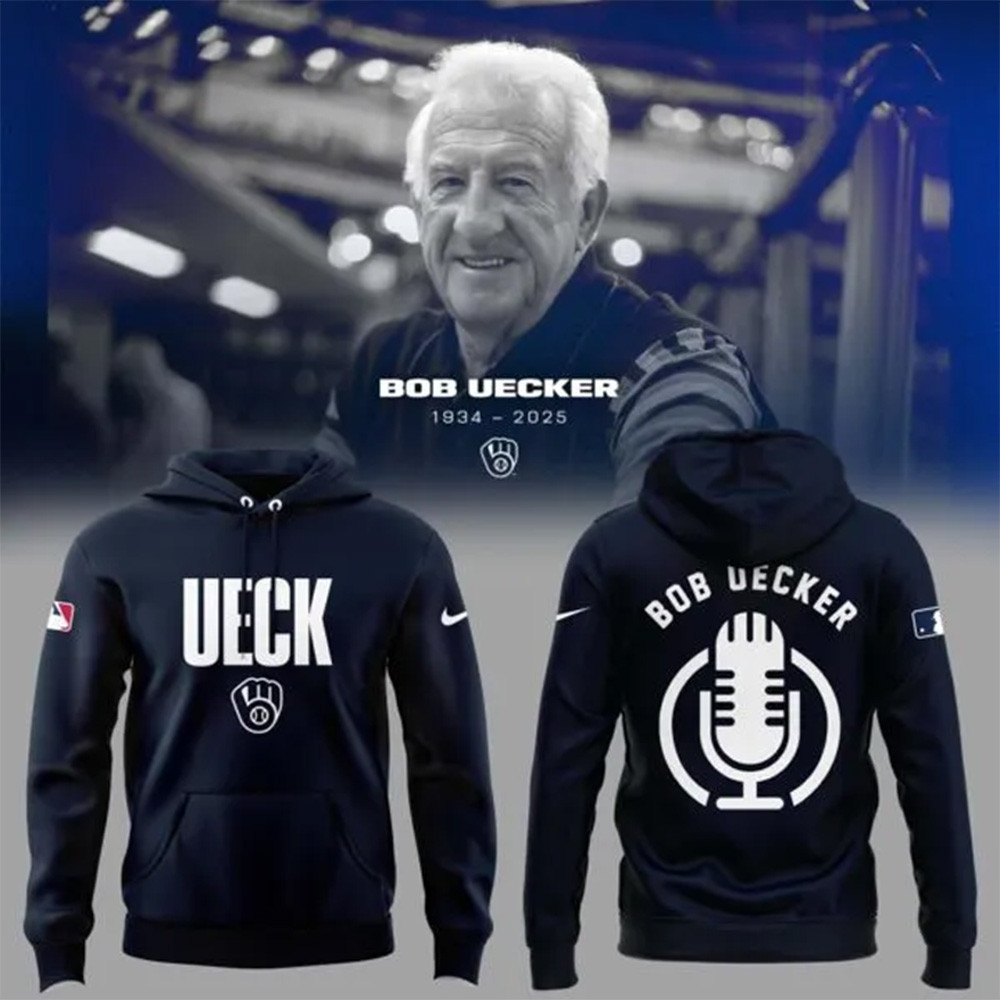 Honoring The Legend Brewers Icon And Baseball Hall Of Famer Bob Uecker Hoodie