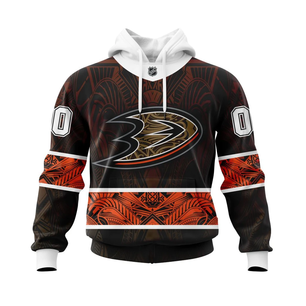 Hoodie Anaheim Ducks Specialized Native With Samoa Culture All Over Print Hoodie Style 82070