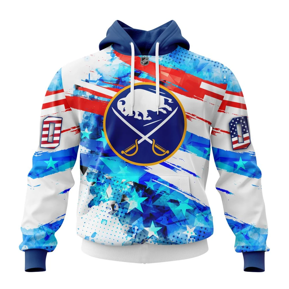 Hoodie Buffalo Sabres Special Concept For Independence Day All Over Print Hoodie Style 98064