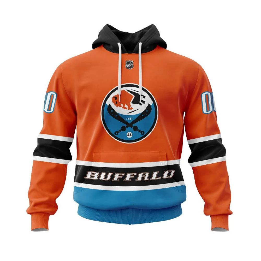 Hoodie Buffalo Sabres Specialized Concepts Val James Night Jersey All Over Print Hoodie Style 76283