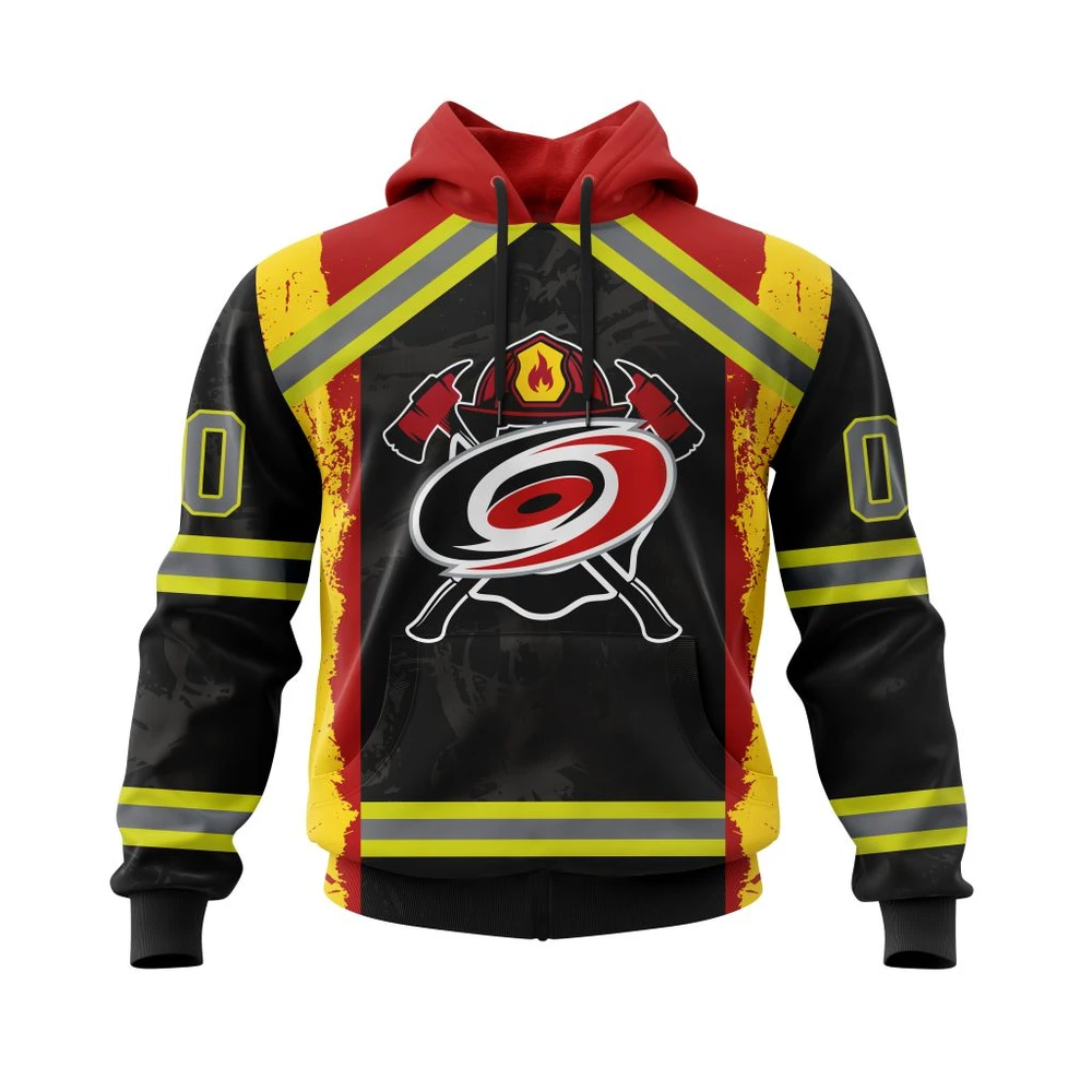 Hoodie Carolina Hurricanes Honnor Firefighter All Over Print Hoodie Style 37486