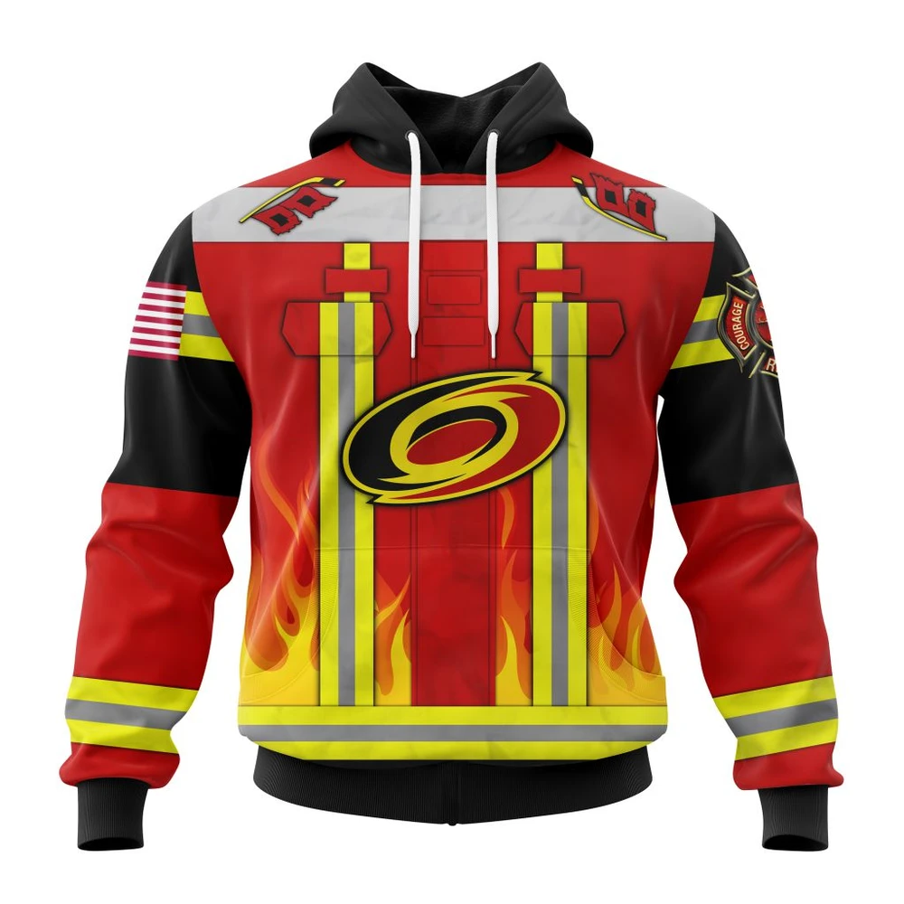 Hoodie Carolina Hurricanes Honnor Firefighter Uniform V0622 All Over Print Hoodie Style 48469
