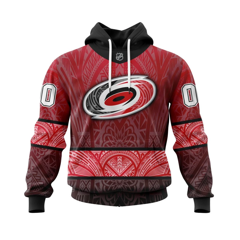 Hoodie Carolina Hurricanes Specialized Native With Samoa Culture All Over Print Hoodie Style 87908