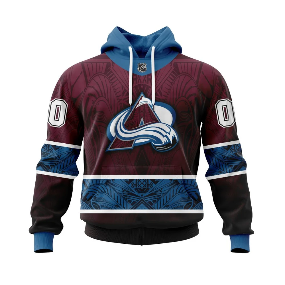 Hoodie Colorado Avalanche Specialized Native With Samoa Culture All Over Print Hoodie Style 67470