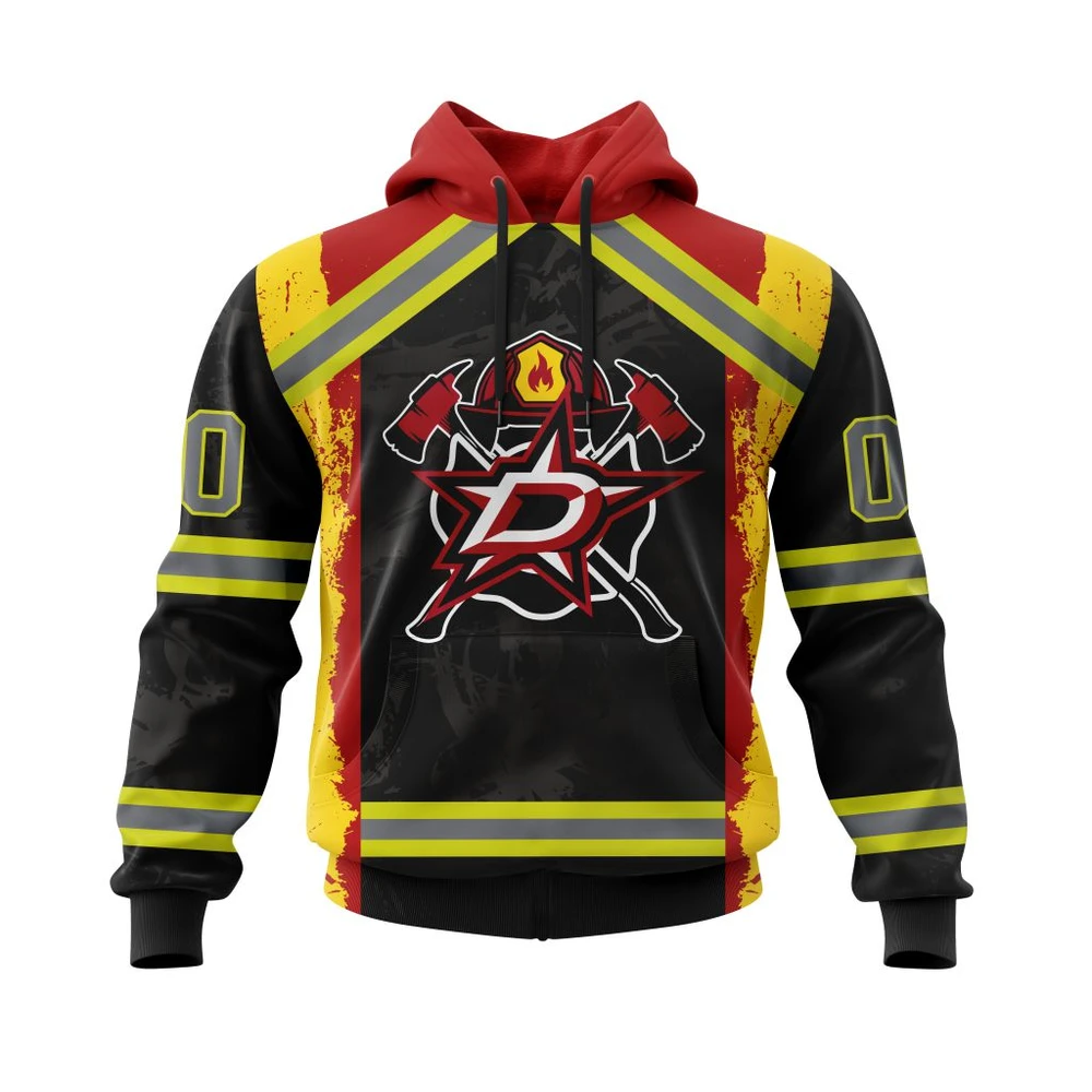 Hoodie Dallas Stars Honnor Firefighter All Over Print Hoodie Style 73848