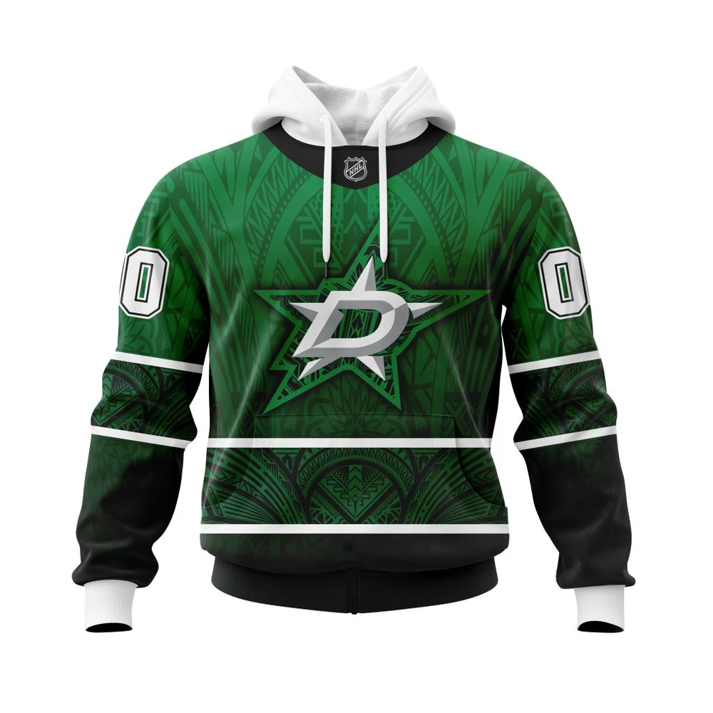 Hoodie Dallas Stars Specialized Native With Samoa Culture All Over Print Hoodie Style 92817