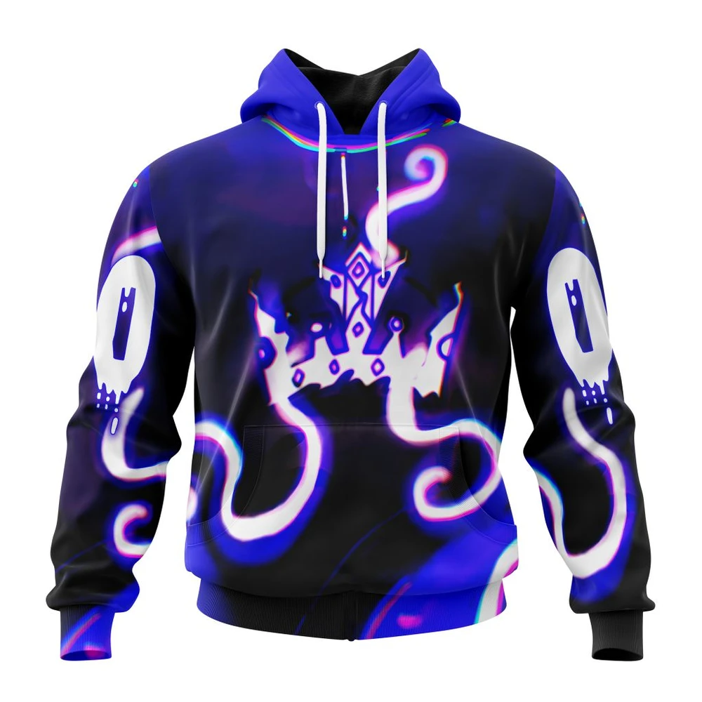 Hoodie Los Angeles Kings Specialized Jersey For Halloween Night All Over Print Hoodie Style 27545