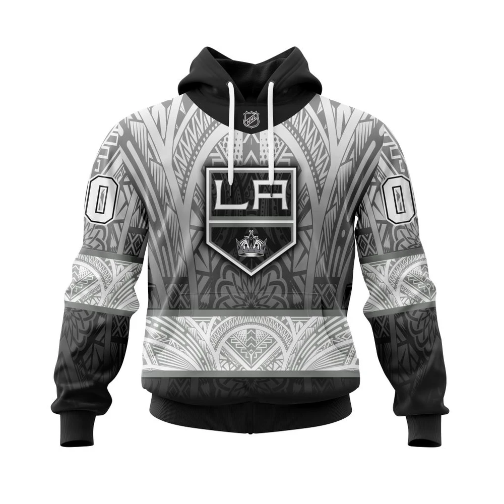 Hoodie Los Angeles Kings Specialized Native With Samoa Culture All Over Print Hoodie Style 49743