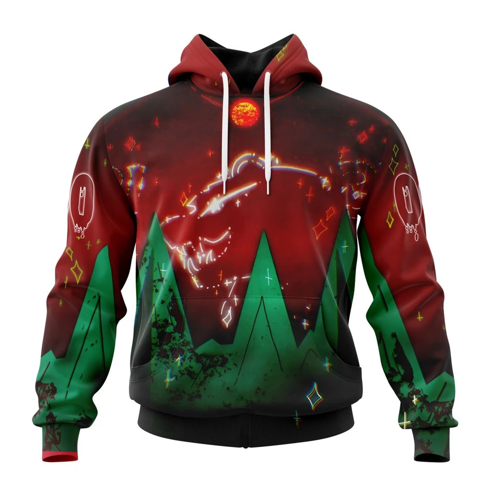 Hoodie Minnesota Wild Specialized Jersey For Halloween Night All Over Print Hoodie Style 72065