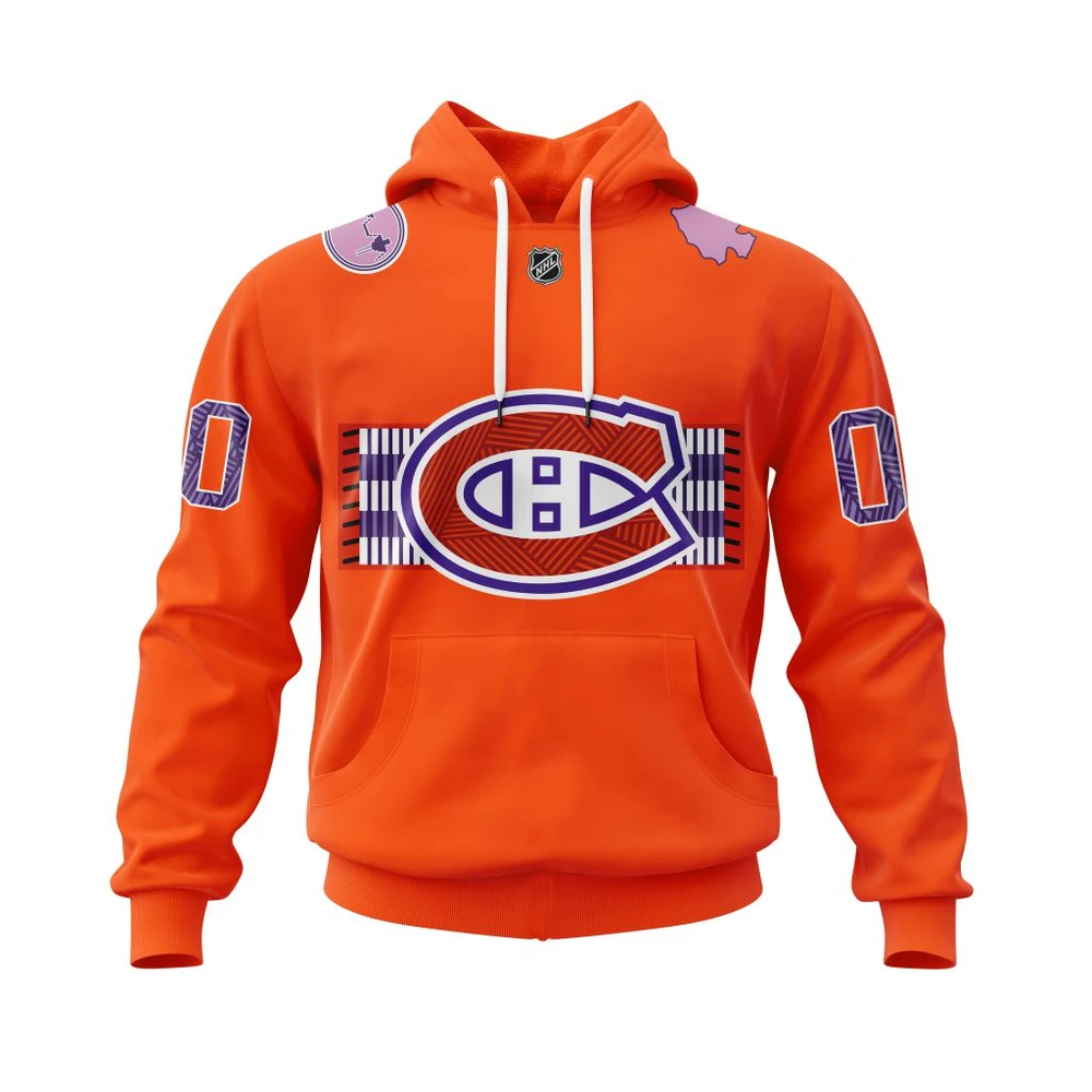 Hoodie Montreal Canadiens Indigenous Celebration Night All Over Print Hoodie Style 67521