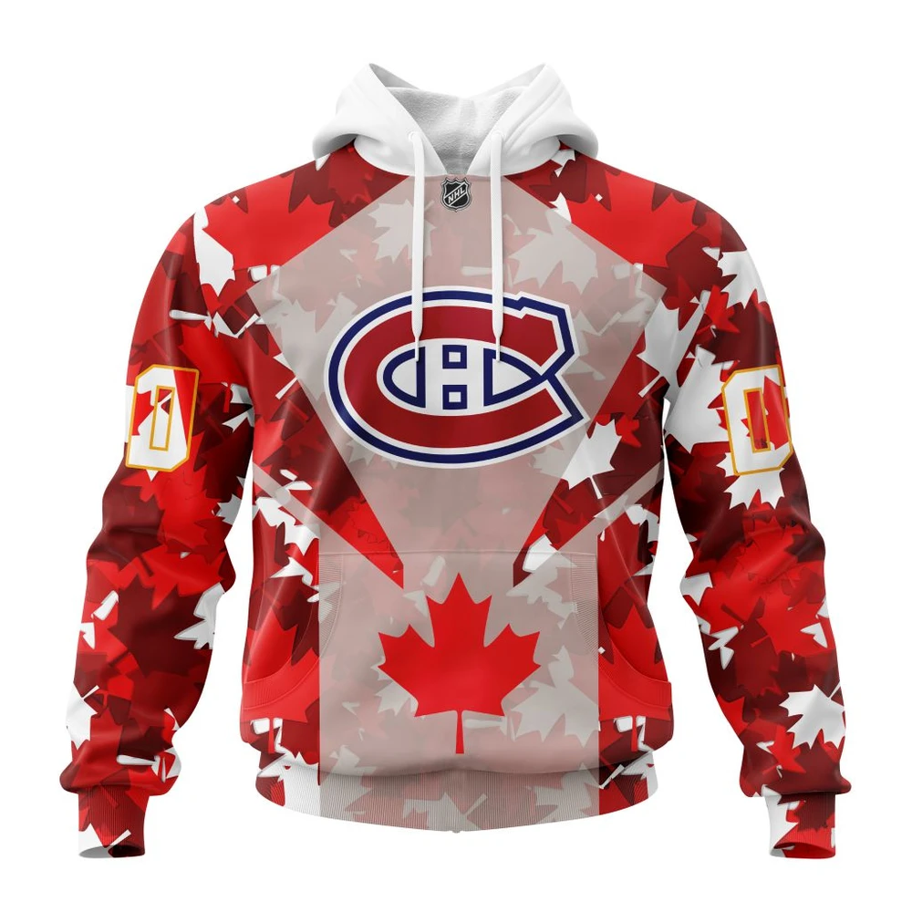 Hoodie Montreal Canadiens Special Concept For Canada Day All Over Print Hoodie Style 10668