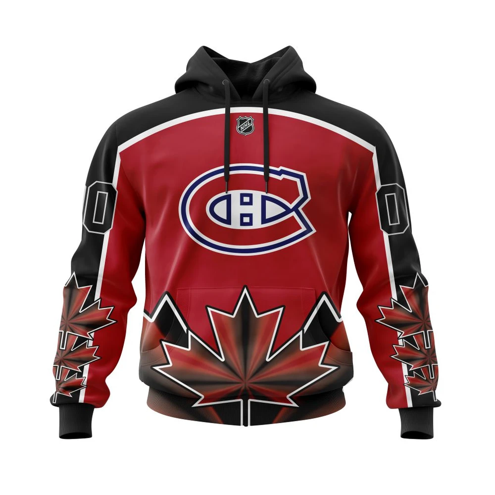 Hoodie Montreal Canadiens With Beloved Canada Maple Leafs All Over Print Hoodie Style 98289