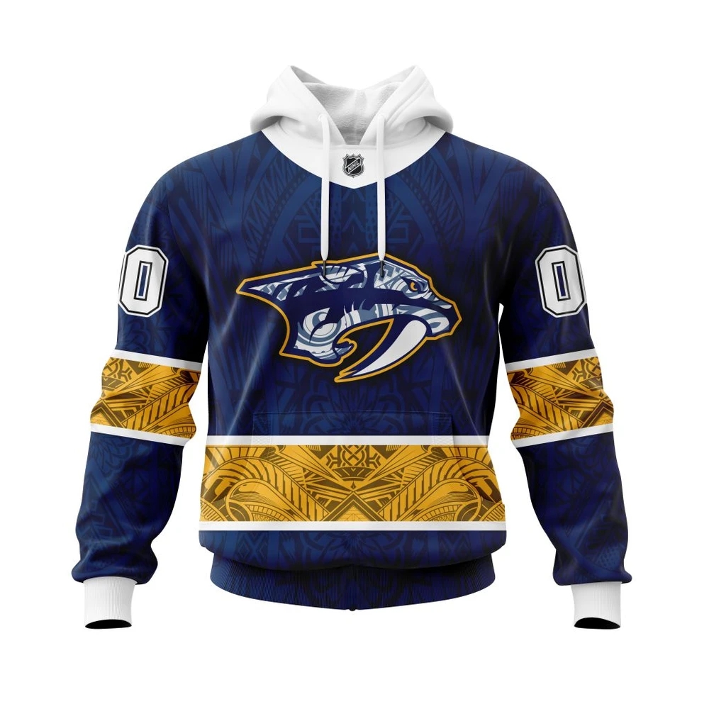 Hoodie Nashville Predators Specialized Native With Samoa Culture All Over Print Hoodie Style 36118