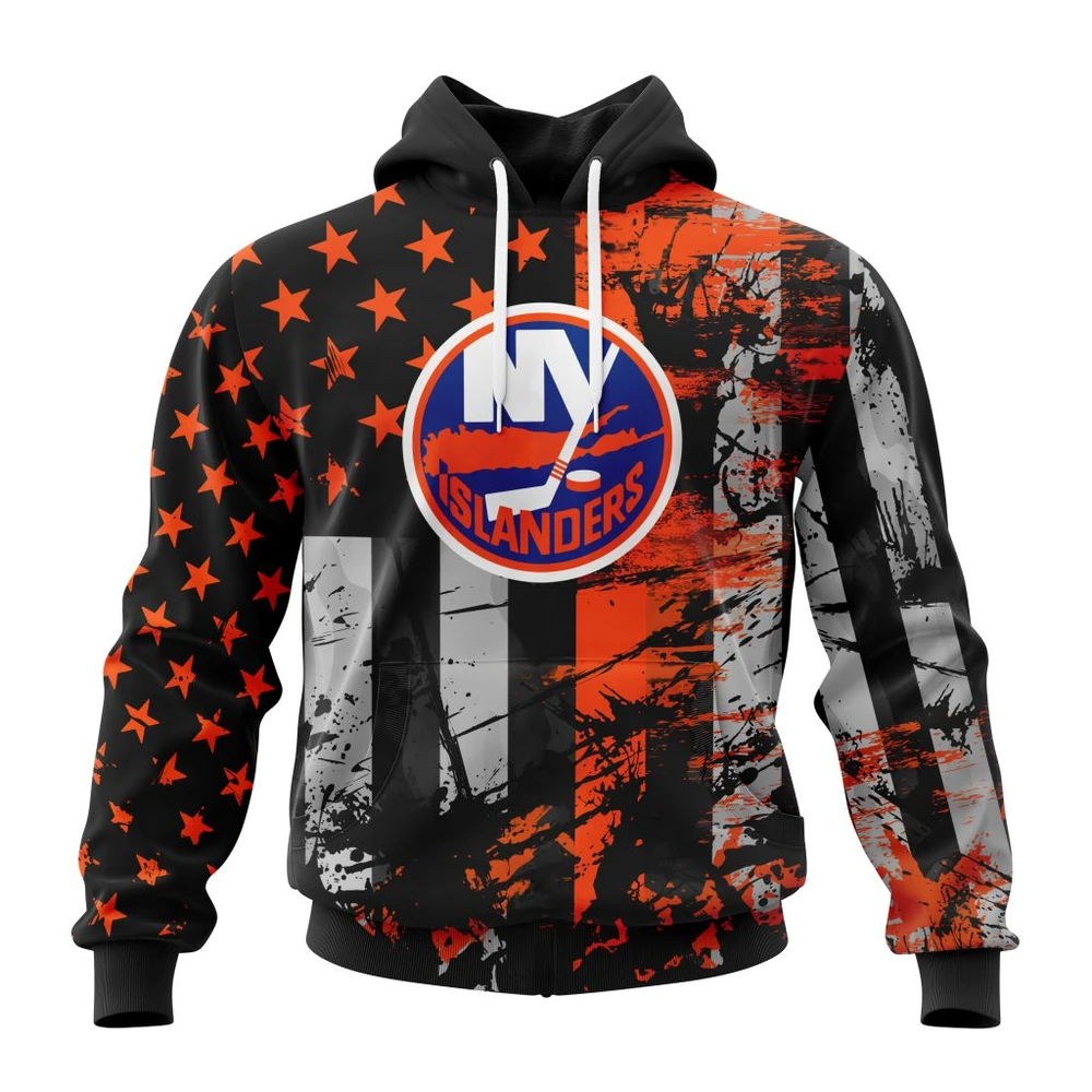 Hoodie New York Islanders Specialized Jersey For America All Over Print Hoodie Style 60896
