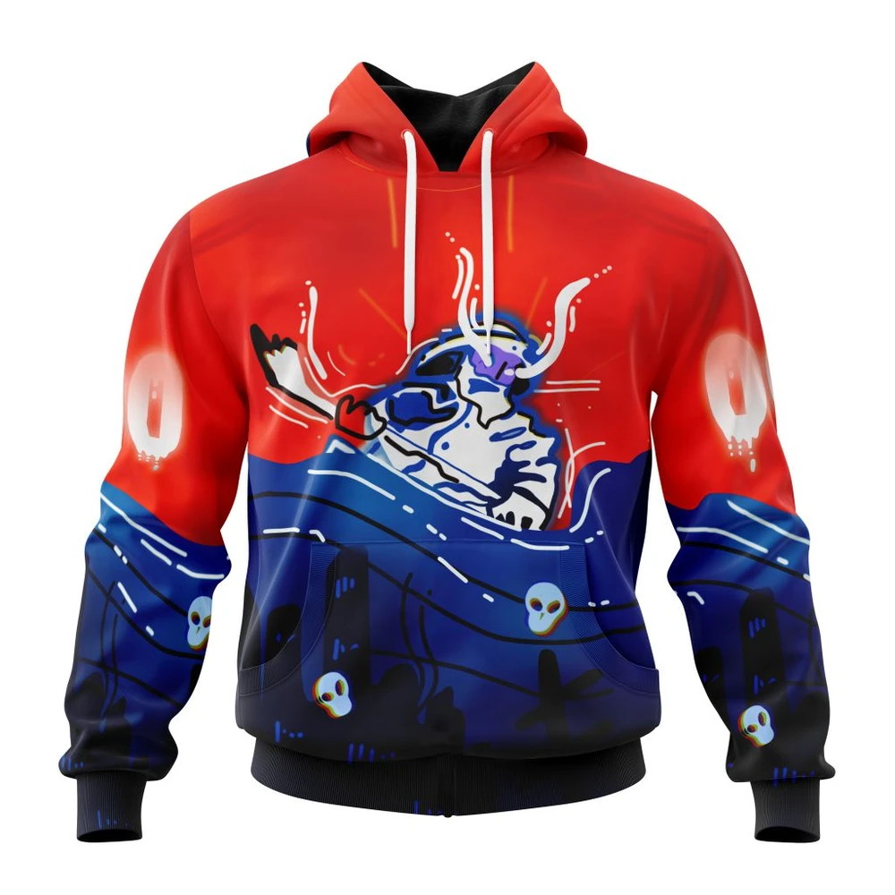 Hoodie New York Islanders Specialized Jersey For Halloween Night All Over Print Hoodie Style 18211