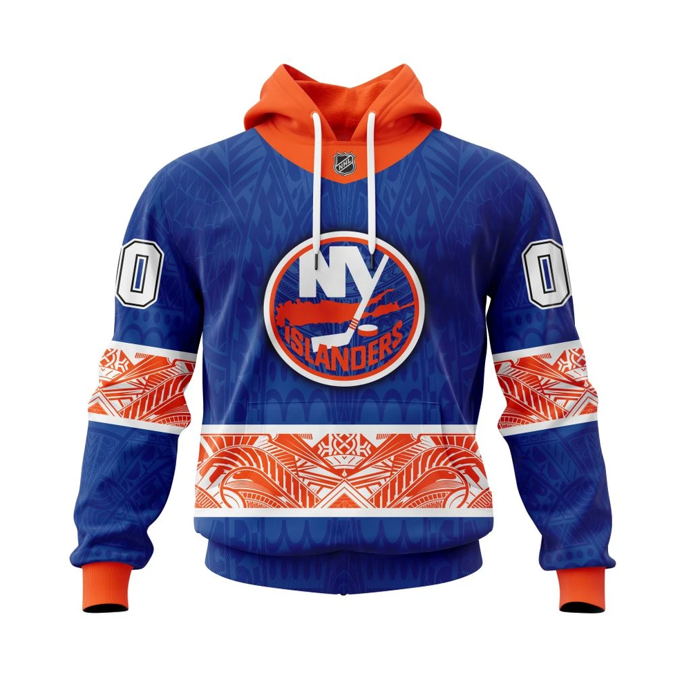 Hoodie New York Islanders Specialized Native With Samoa Culture All Over Print Hoodie Style 72053