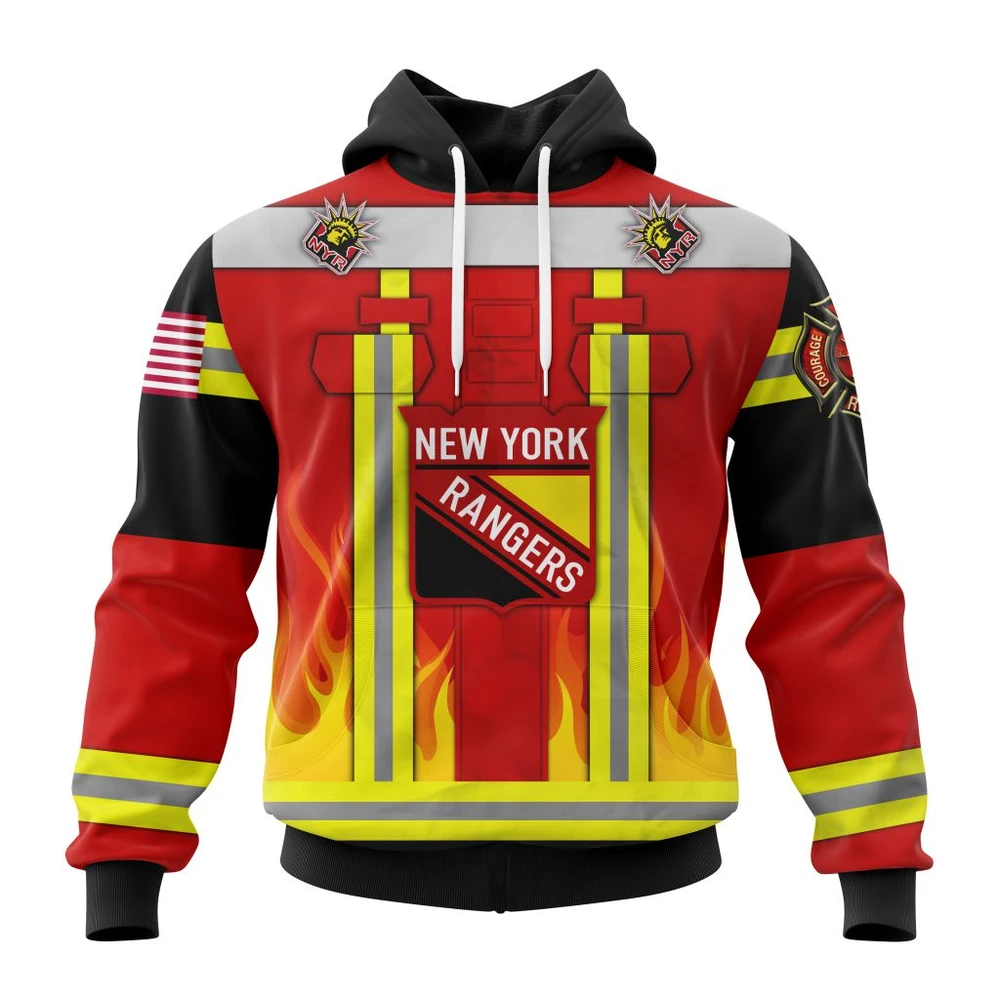 Hoodie New York Rangers Honnor Firefighter Uniform V0622 All Over Print Hoodie Style 55784