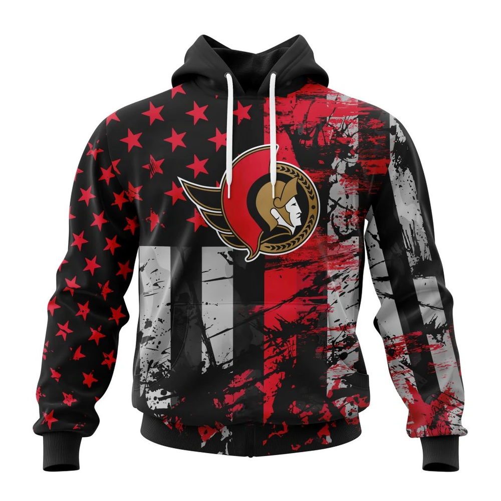 Hoodie Ottawa Senators Specialized Jersey For America All Over Print Hoodie Style 58727