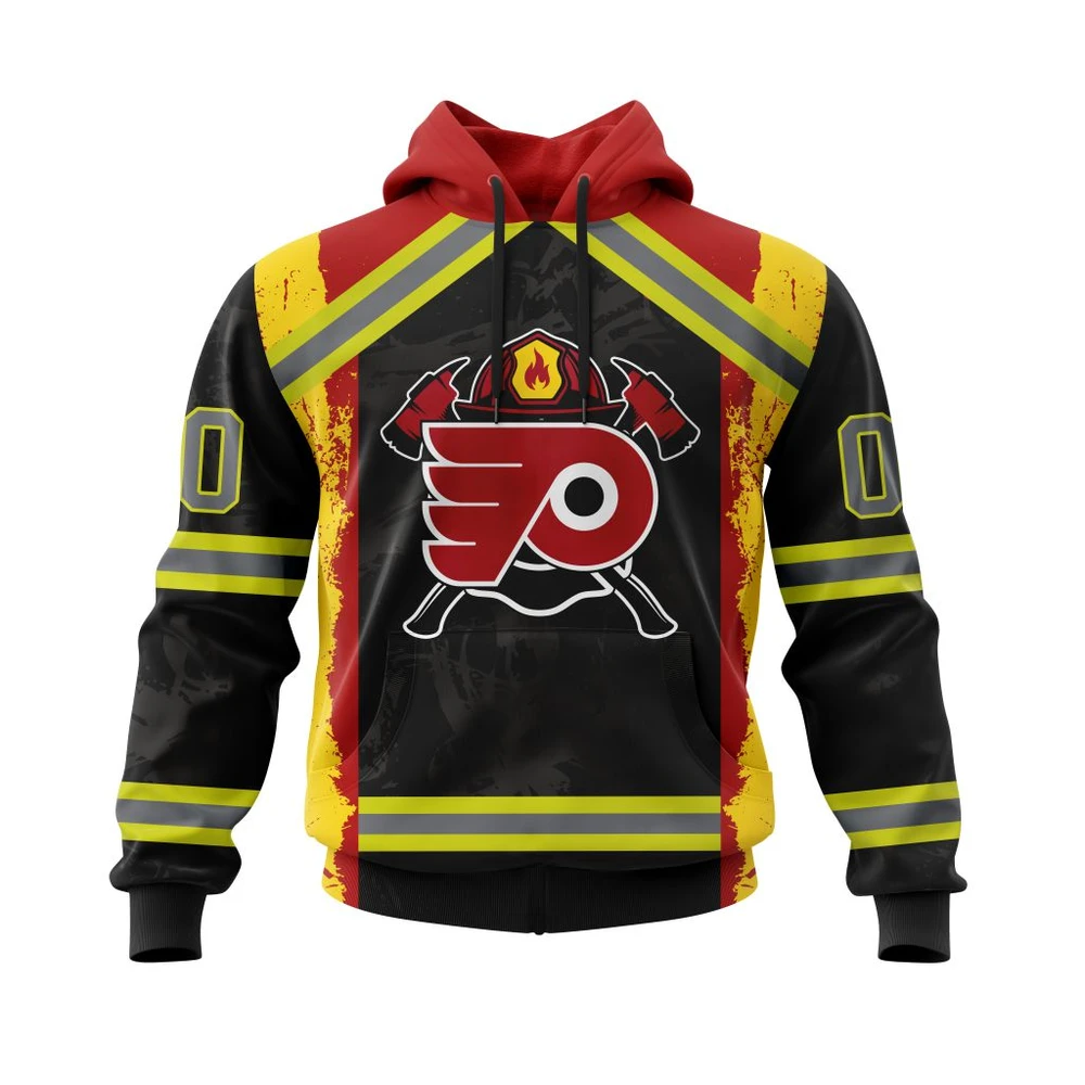 Hoodie Philadelphia Flyers Honnor Firefighter All Over Print Hoodie Style 53539