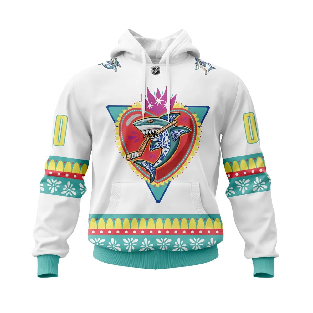Hoodie San Jose Sharks Specialized Concepts Kits All Over Print Hoodie Style 79171