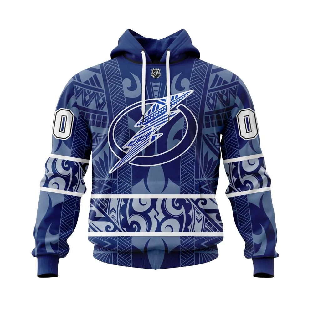 Hoodie Tampa Bay Lightning Specialized Native With Samoa Culture All Over Print Hoodie Style 98539