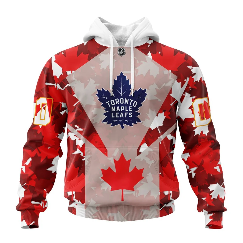 Hoodie Toronto Maple Leafs Special Concept For Canada Day All Over Print Hoodie Style 50215