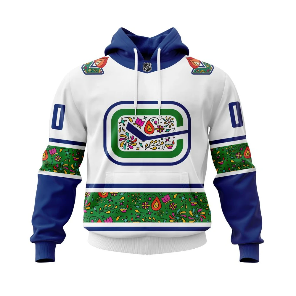 Hoodie Vancouver Canucks Celebrate Diwali Specialized Concepts Kits All Over Print Hoodie Style 90356