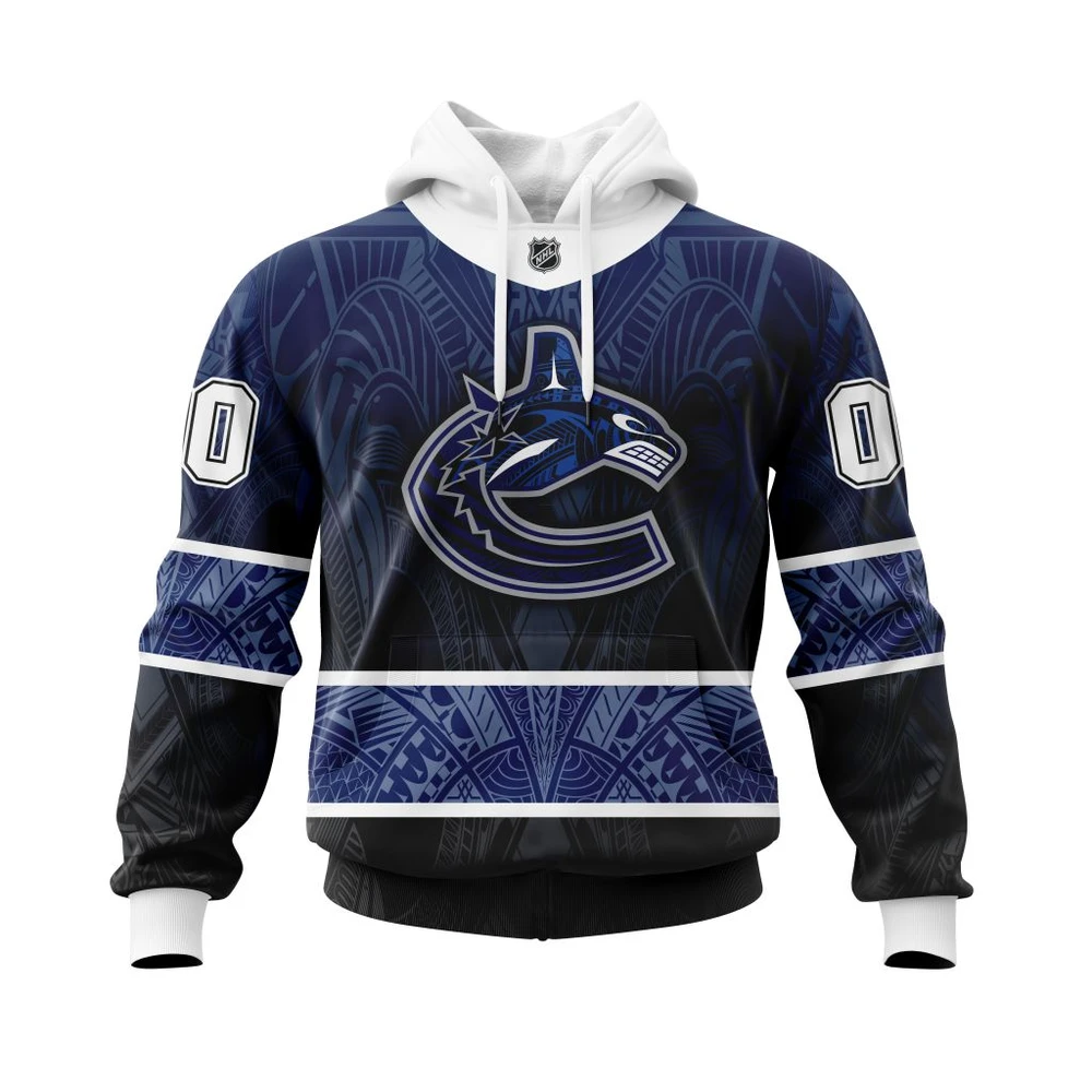Hoodie Vancouver Canucks Specialized Native With Samoa Culture All Over Print Hoodie Style 53677