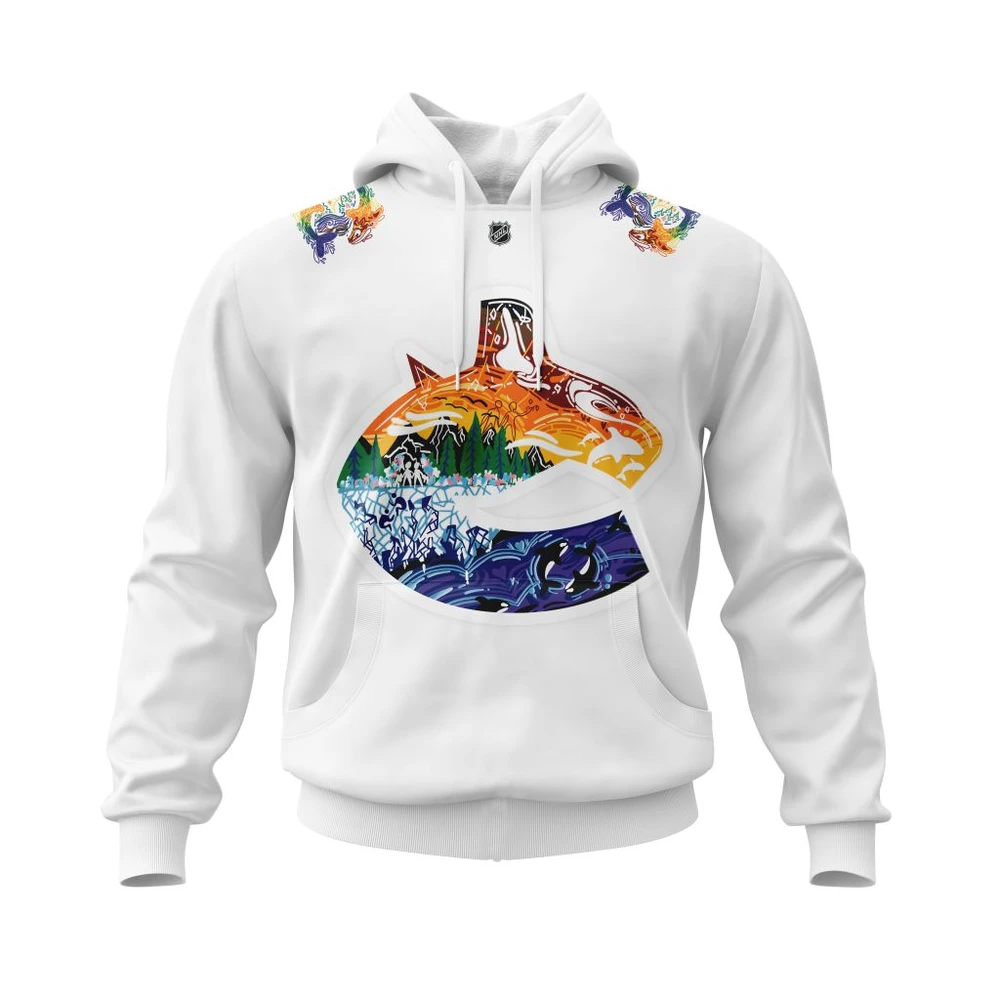 Hoodie Vancouver Canucks Specialized New Pride Jersey All Over Print Hoodie Style 34410