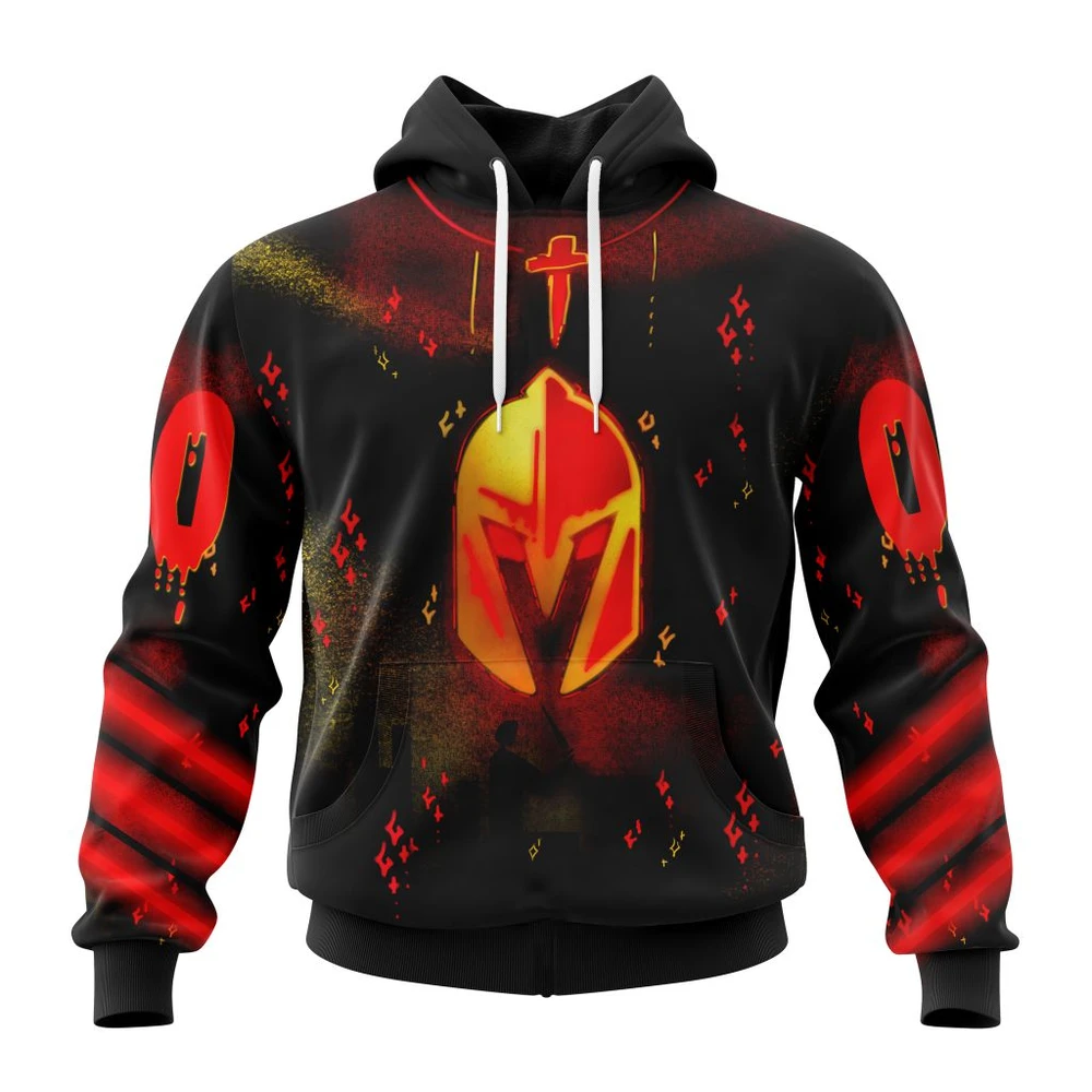 Hoodie Vegas Golden Knights Specialized Jersey For Halloween Night All Over Print Hoodie Style 16733