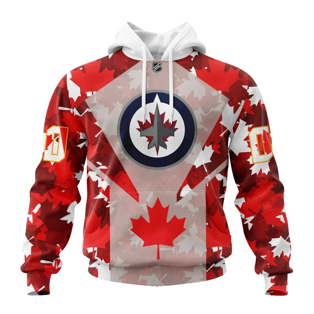 Hoodie Winnipeg Jets Special Concept For Canada Day All Over Print Hoodie Style 87471