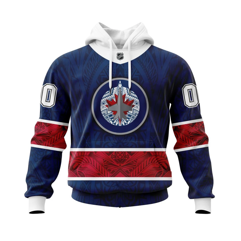 Hoodie Winnipeg Jets Specialized Native With Samoa Culture All Over Print Hoodie Style 54789