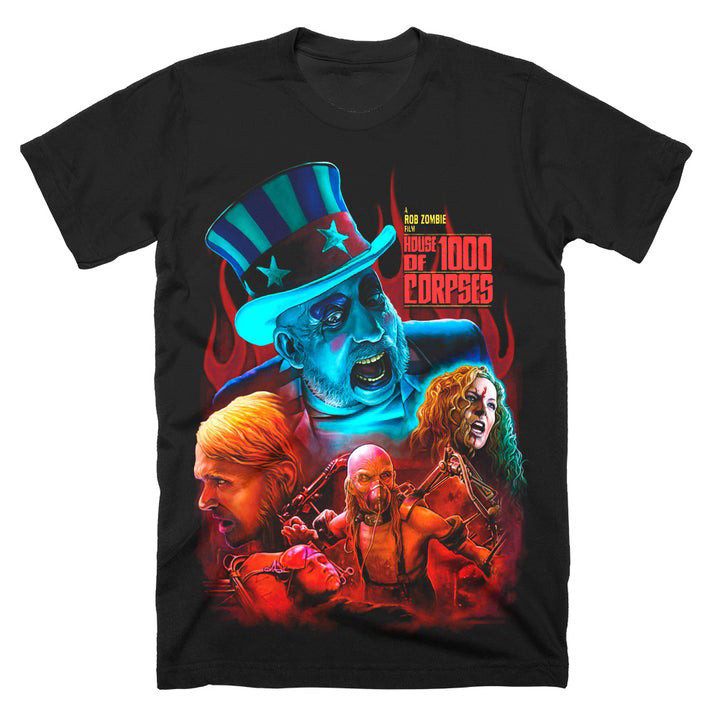 House Of 1000 Corpses Howdy Folks T-Shirt Presents For Horror Fans Oregontrailrvpk Shirt