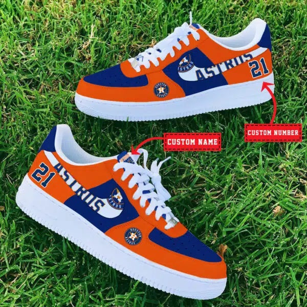Houston Astros MLB Air Low-Top Sneakers Shoes For Men And Women
