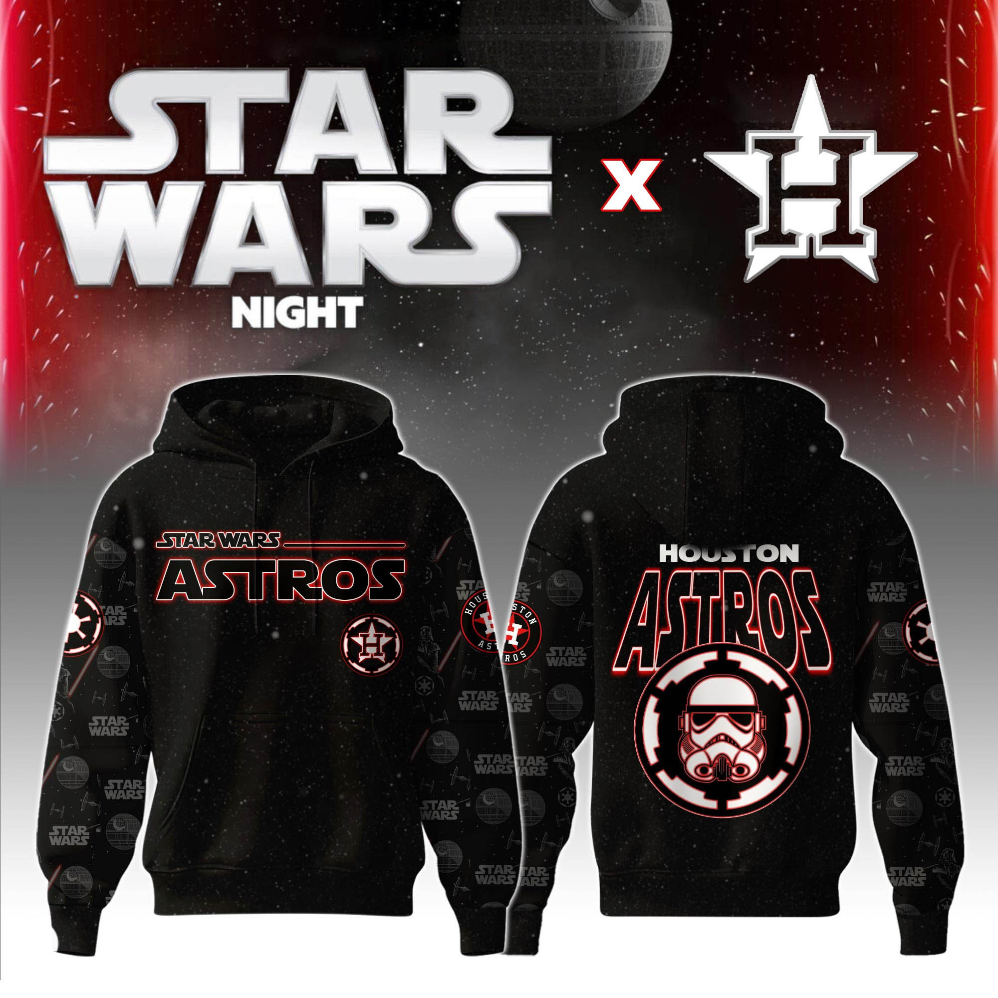 Houston Astros MLB Star Wars Night Special Edition Hoodie 2025 Best