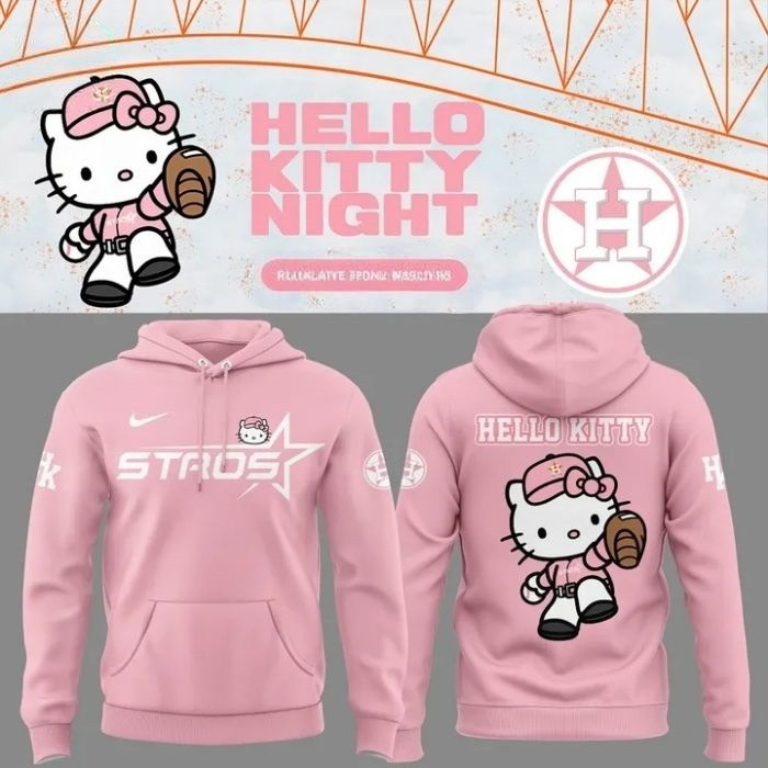 Houston Astros The Next Frontier City Connect Hello Kitty Hoodie