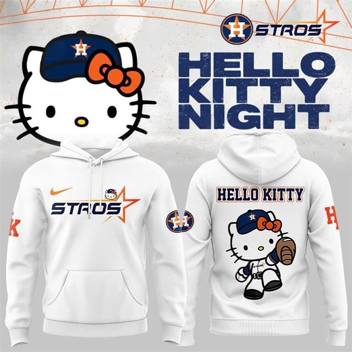 Houston Astros The Next Frontier City Connect Hello Kitty Hoodie