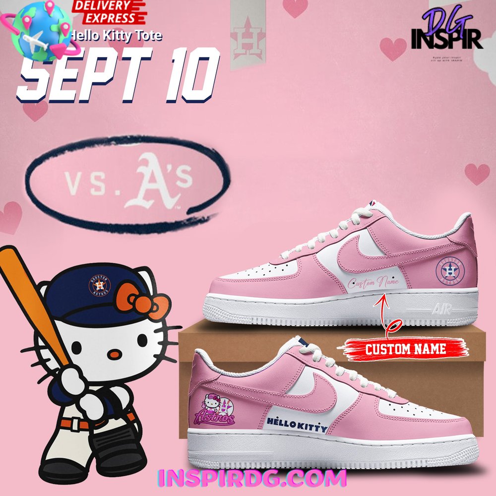 Houston Astros x Hello Kitty Air Force 1
